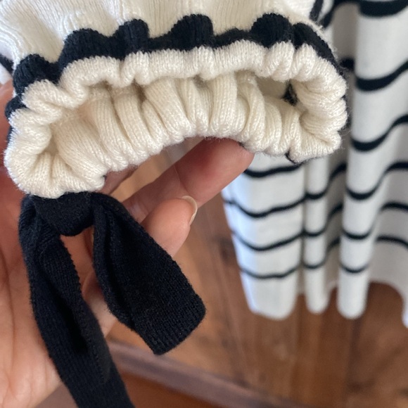 Talbots long striped nautical cardigan. - Picture 5 of 7